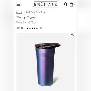 Brumate Pour Over Brewing System in Dark Aura NIB